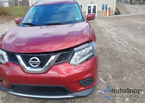 2016 Nissan Rogue Sv из США, поврежденный, VIN 5N1AT2MV2GC799992